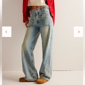 Free People We The Free Palmer Cuffed Jeans